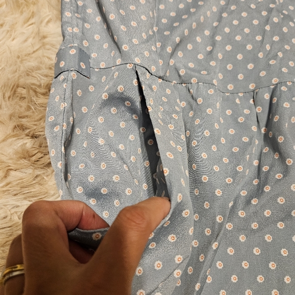 Made in Korea Daisy Bluish-Green Dress - Picture 4 of 10